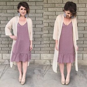 Agnes and Dora Stone Floral Mesh Duster